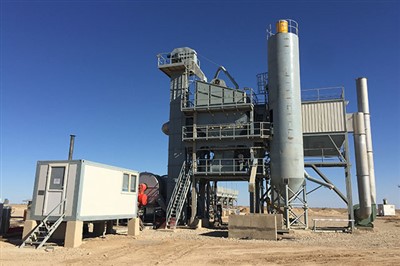 مصنع خلط الأسفلت دفعة واحدة